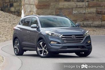 Insurance rates Hyundai Tucson in Austin