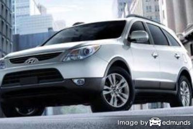 Insurance rates Hyundai Veracruz in Austin