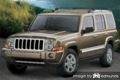 Insurance rates Jeep Commander in Austin