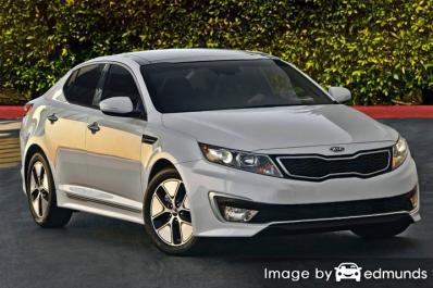 Insurance rates Kia Optima Hybrid in Austin