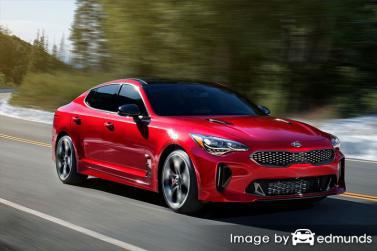 Insurance rates Kia Stinger in Austin