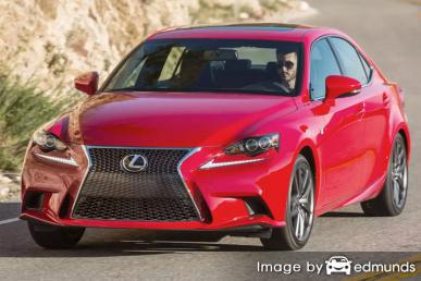 Insurance rates Lexus IS 200t in Austin