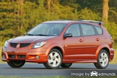 Insurance rates Pontiac Vibe in Austin